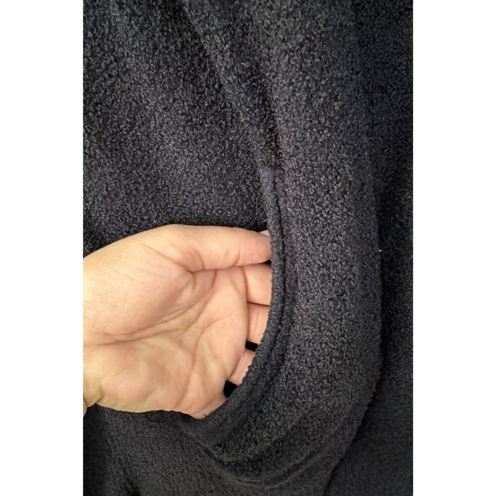 Barefoot Dreams 3X Black Chic Lite Knit Cardigan Loungewear Tunic Sweater Soft - Picture 5 of 8